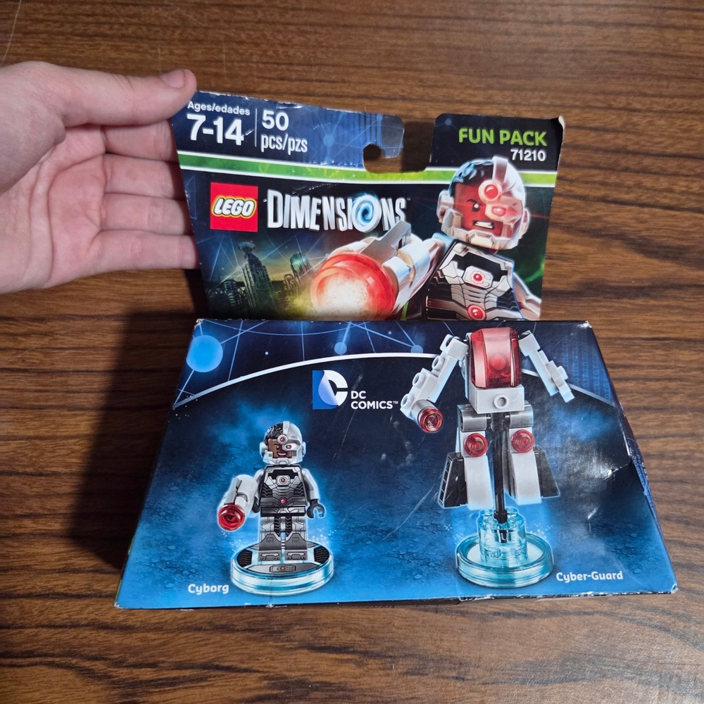 LEGO Dimensions DC Comics Cyborg Fun Pack 71210 Minifigure Cyber-Guard 50 Pcs